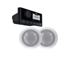 MS-RA60 Marine Stereo + EL-F651W Speaker Bundle (010-02405-50)