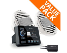 HMR 20D - Digital Media Rec + HMX 6.5 RGB LED Speakers White (HMR20D-HMX65W)