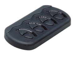 Contour Gen2 4 Switch Panel Blk No Fuses (CG2-4W)