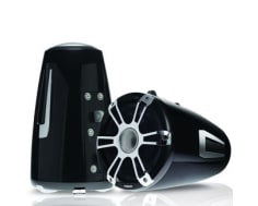 Fusion Signature Series 3 Chrome Wake Tower Marine Speakers w/ CRGBW