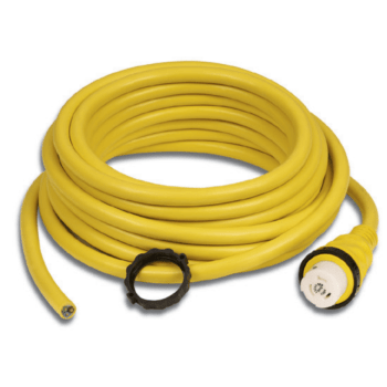 Cordset, 32A 230V, 50', Yellow