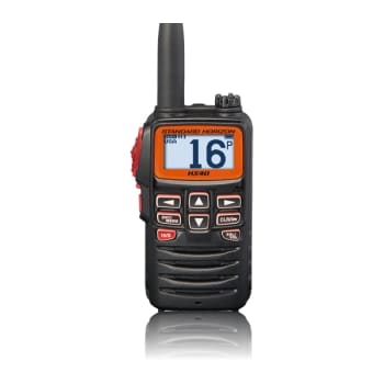 HX40E Ultra Compact Handheld VHF Marine Transceiver