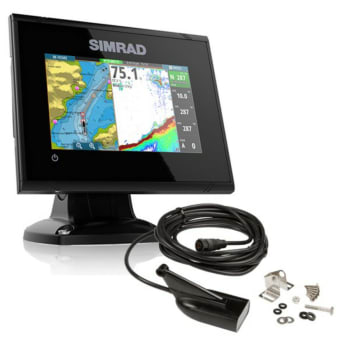 GO5 5 Inch Plotter/ Sounder With Med / Hi / Down Scan Transducer