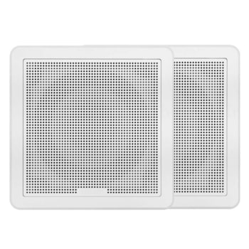 FM-F77SW Flush Mount Marine Speaker 200W 7.7 Inch Square In White