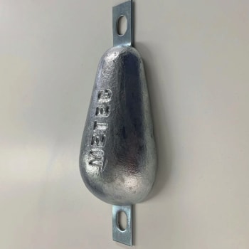 2kg Zinc Pear Bolt On Anode