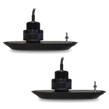 RV-312 RealVision Thru-Hull Plastic 12Deg 3D Port & Starboard Pair of Transducers (10m Cable)