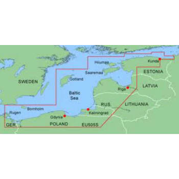 G2 Sd/microsd Format Chart Eu505s Baltic Sea, East Coast