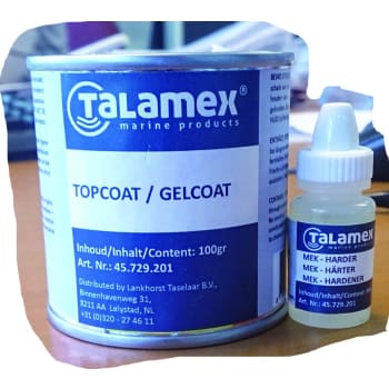 Topcoat Transparent 100gr + 6gr Mek