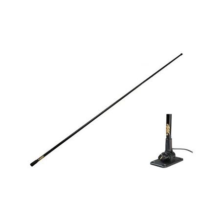 Ibiza 1.4m Fibreglass Powerboat VHF Antenna with cable - Standard