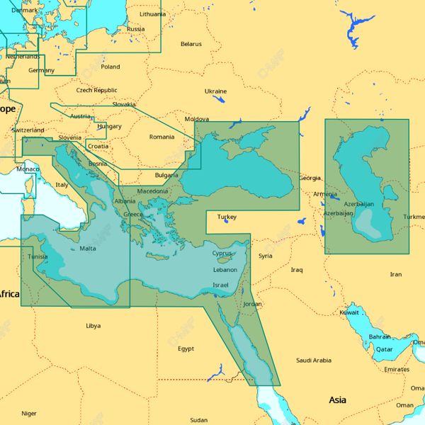 4D Wide Area - East Mediterranean & Black Caspian Seas (EM-D111-MS)