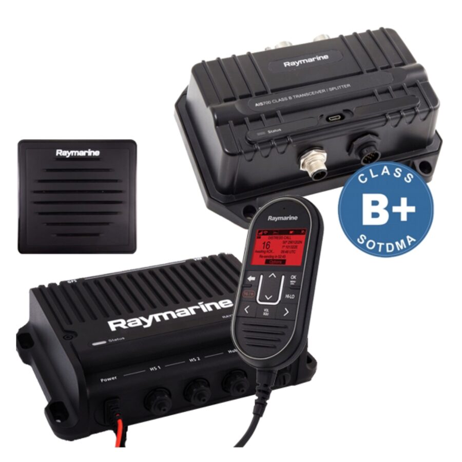 Ray 90 VHF Black Box With AIS 700 Tx & Rx (inc Wired Handset. Passive Speaker and Cable)