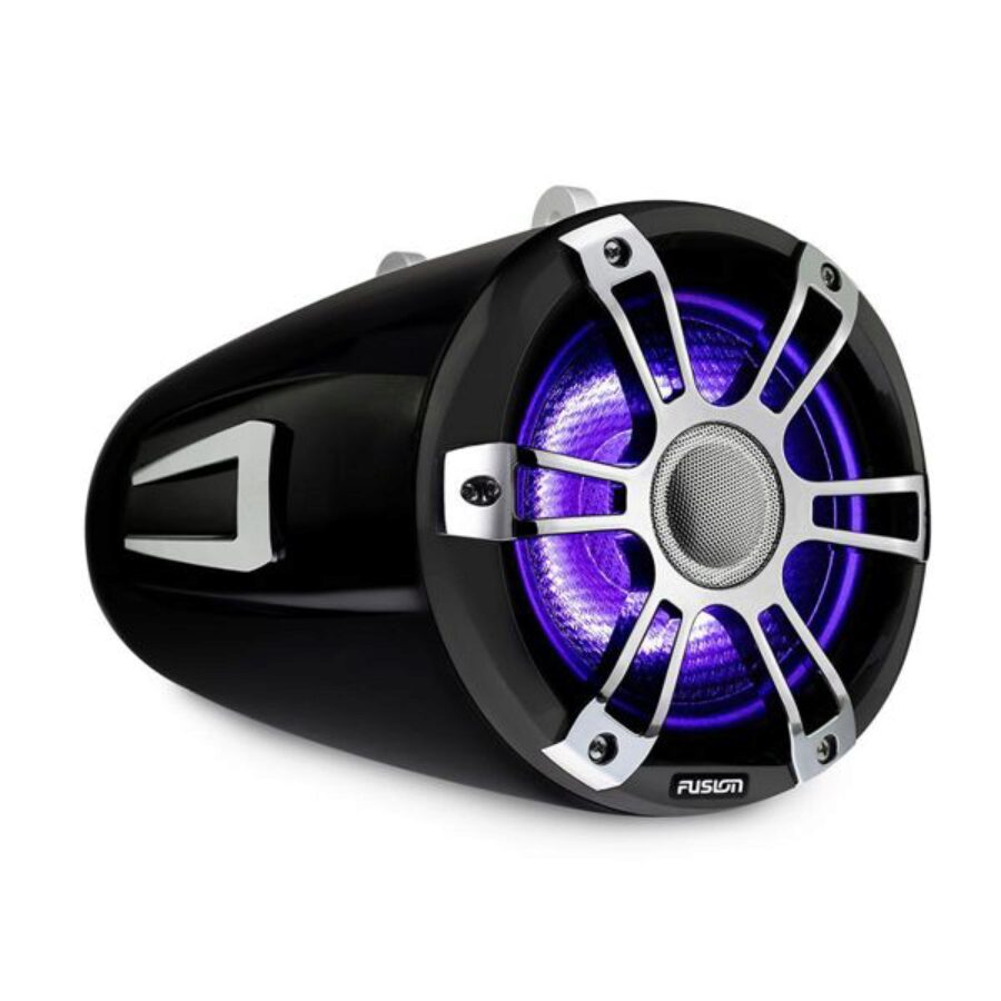 280W 7.7 Inch Signature Wake Tower Speakers - Sports Chrome