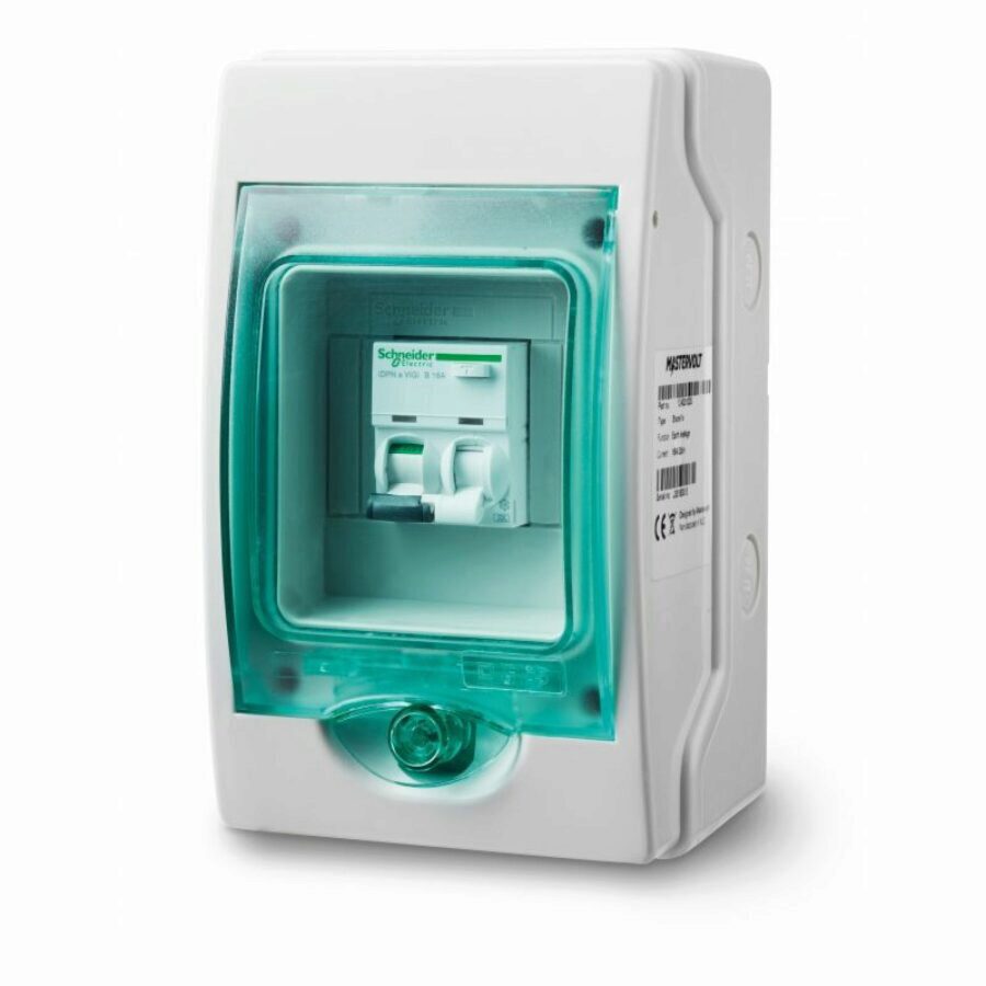 Shore Fix 16A/30 mA  in ready to use installation box