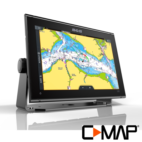 Vulcan 12R 12 Inch Display with Radar Compatibility - No Transducer - With C-Map MAX-N Charts Europe (South) (000-14155-001)