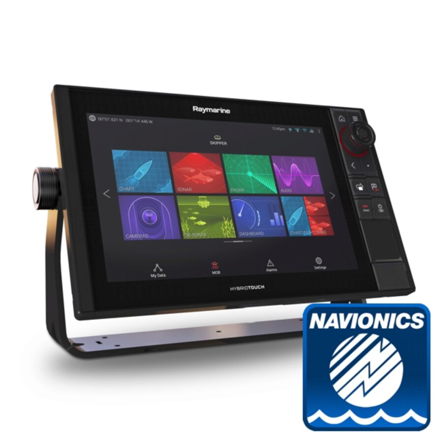 Axiom 12 Pro-RVX HybridTouch 12 Inch MFD with intergrated 1kW Sonar. DV.SV and RV 3D Sonar cw Nav+ Small DL