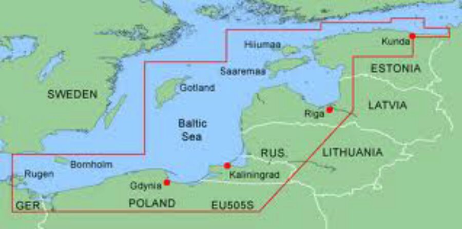 G2 Sd/microsd Format Chart Eu505s Baltic Sea, East Coast