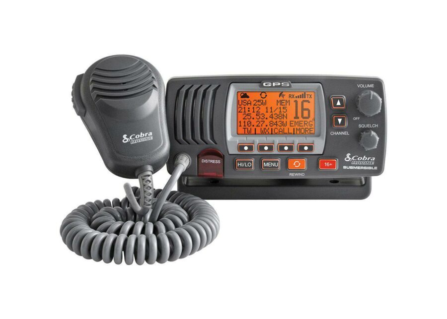 F77 Fixed VHF Marine Radio with GPS - Grey