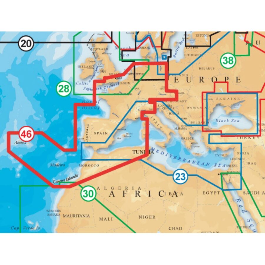 Gold XL9 SD/Micro Format 46X France Iberia And Inland Waters