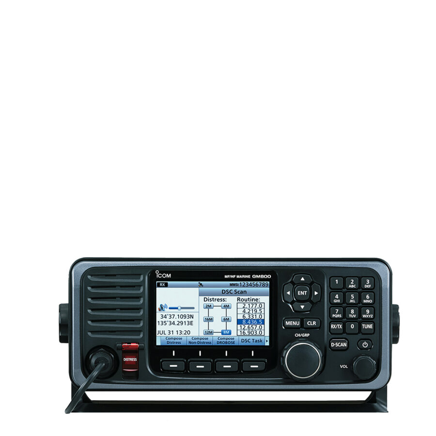 GM800 GMDSS MH/HF Transceiver cw ClassA DSC, HS98 Handset & AT141