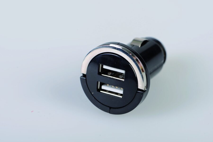12v Usb Mini Adapter Double
