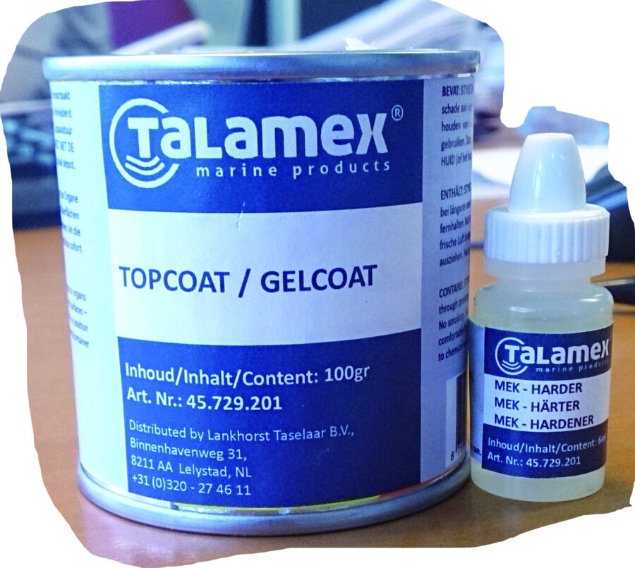 Topcoat Transparent 100gr + 6gr Mek