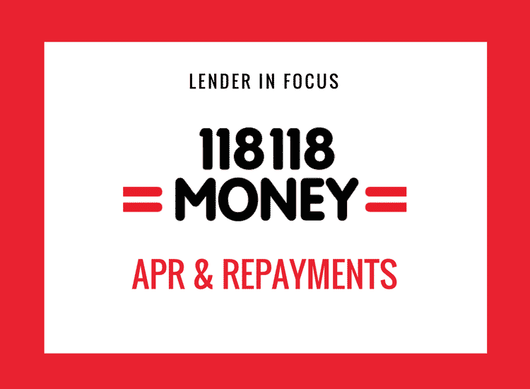 118 APR and how Repayments Work