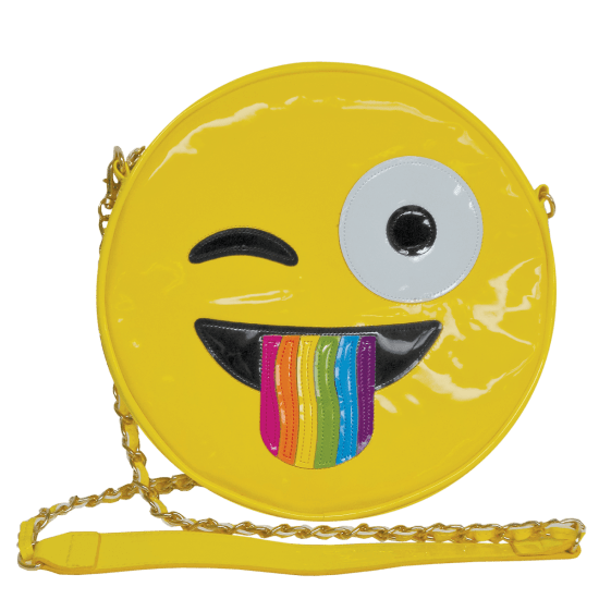 Picture Of Crazy Face Emoji Crossbody Bag Picture Of Crazy Face Emoji Crossbody Bag