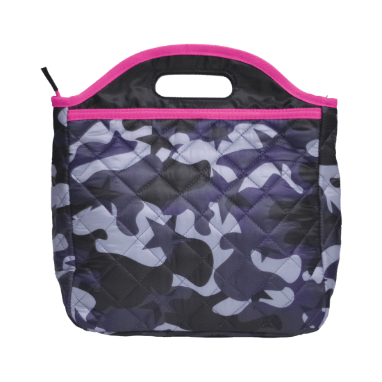 camo quilted bag