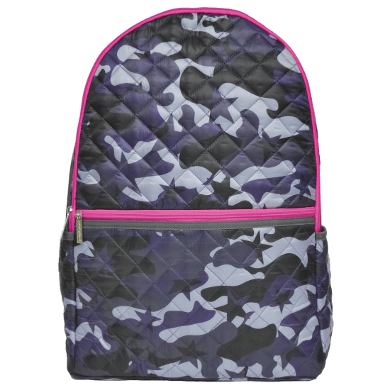 purple camo backpack