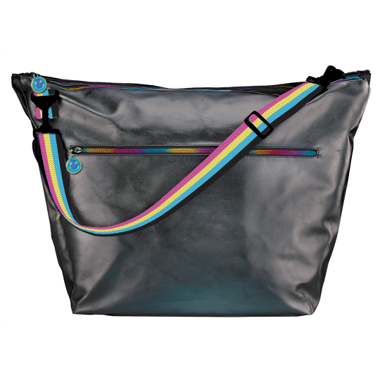 Black Metallic Weekender Bag Iscream