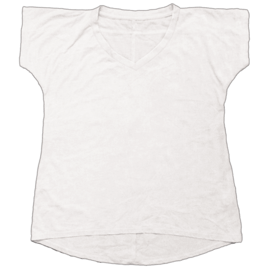 white high low shirt