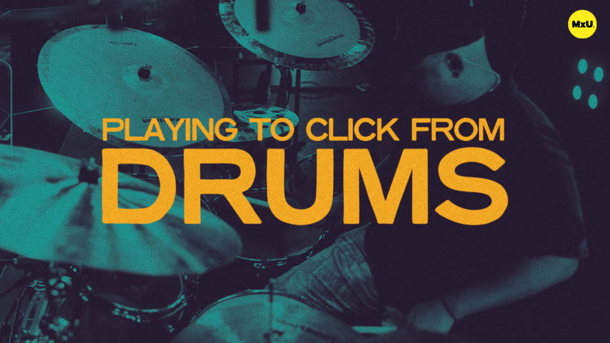 Playing to Click From Drums