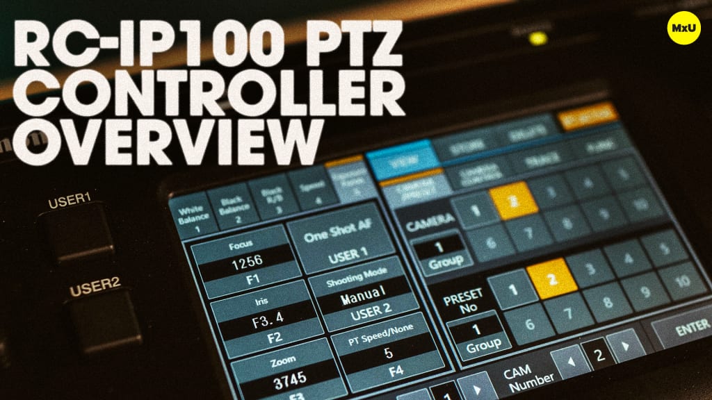 RC-IP100 PTZ Controller Overview