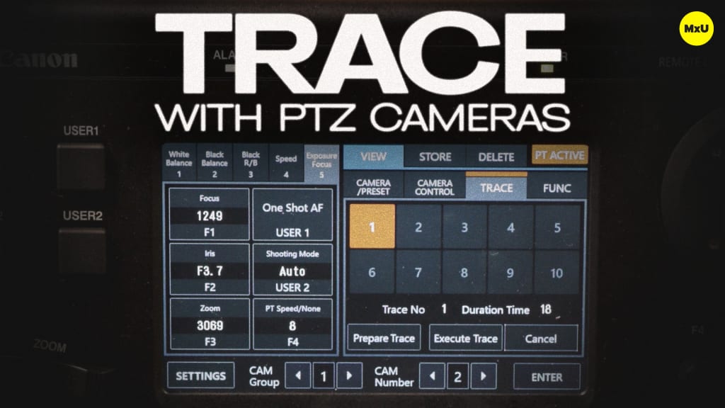 Trace with PTZ Cameras