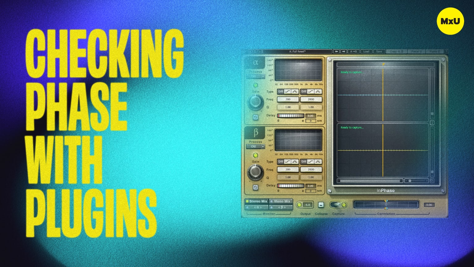 Checking phase with plugins mxu