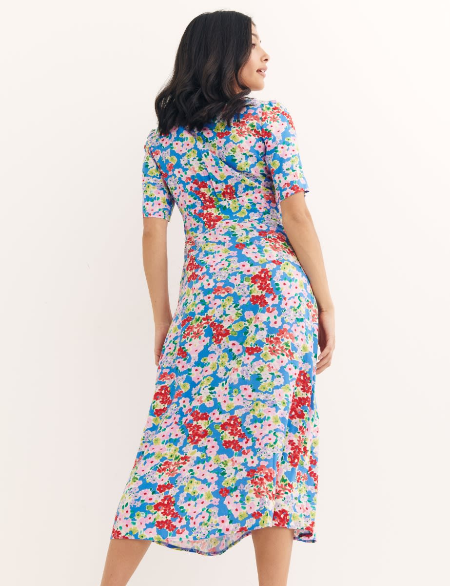 Annecy Ditsy Floral Printed Midi Dress 