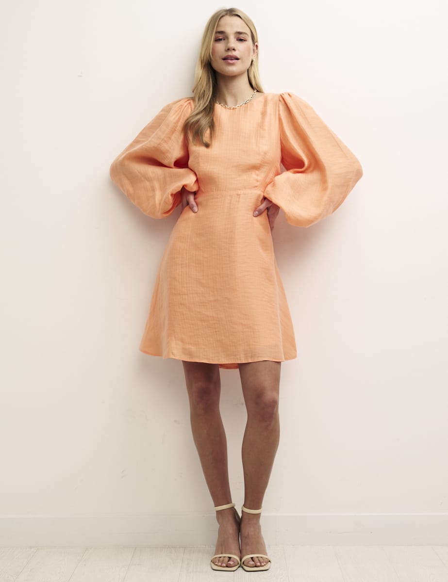 Peach Zola Mini Dress