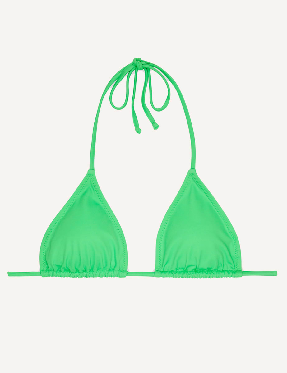 Green Georgina Bikini Top