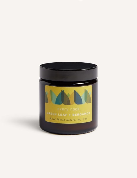 Every Nook Green Leaf & Bergamot Candle Small