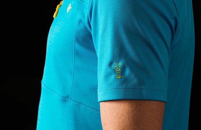 fjørå polo shirt for men blue