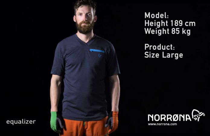 norrøna fjørå mens t-shirt for biking