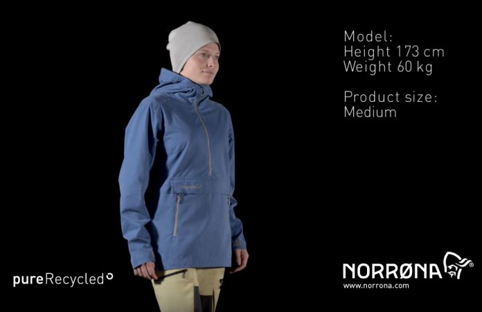 Norrona svalbard organic cotton Anorak for women