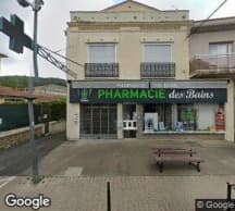 Image de façade de la pharmacie PHARMACIE DES BAINS sur Ouipharma.fr