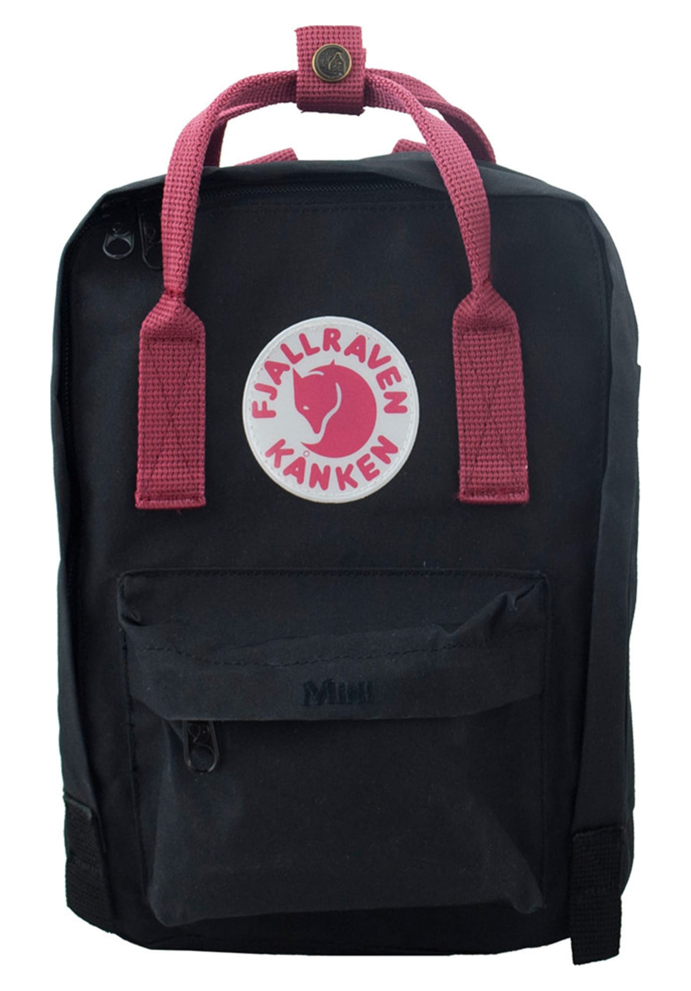 Fjallraven Kanken Mini Backpack Black/Ox Red
