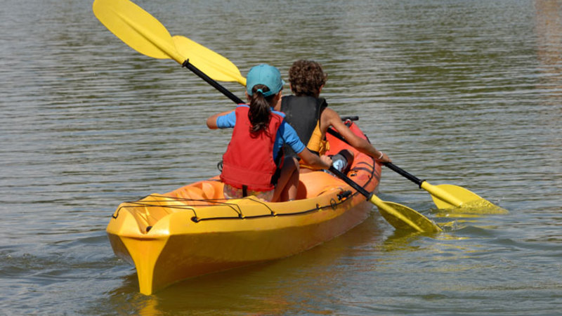 Self Guided Kayak Adventure and Hot Springs Entry - For 2