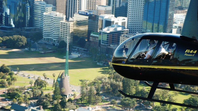 Scenic Private Helicopter Flight over Perth - For 2