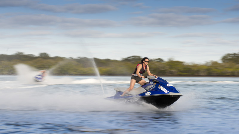 Would you ride the 'flying EYEBROW'? Bizarre 18-wheel-drive ATV prototype billed as a cross between a centipede and an electric jet ski can traverse mud, sand, rocks and WATER