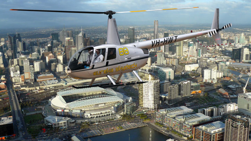 Helicopter Flight Over Melbourne Front Seat Guarantee-20 Min