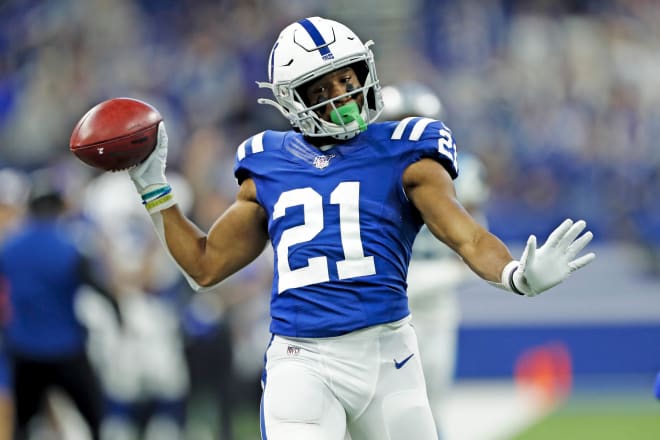 Pack pro Nyheim Hines emerged as one of the top returners in the NFL last season.