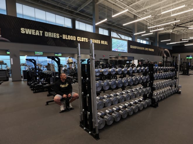 Purdue's weight room